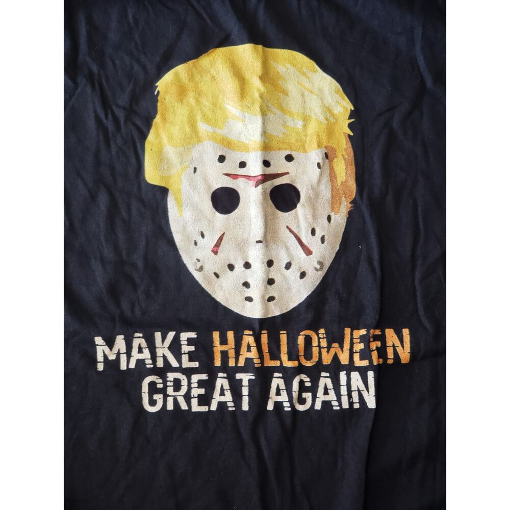 Next Level Apparel Make Halloween Great Again Black Short Sleeved Shirt Size XXL